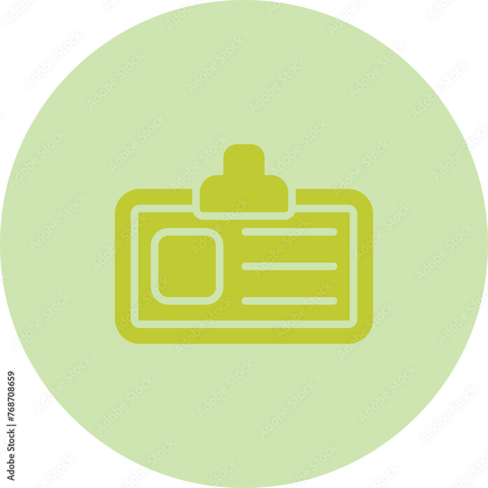 Business Card Vector Icon