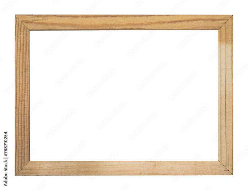 wooden picture frame isolated wooden picture frame isolated