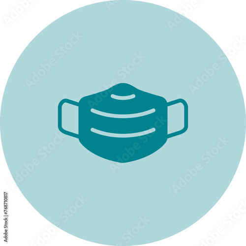 N95 mask Vector Icon