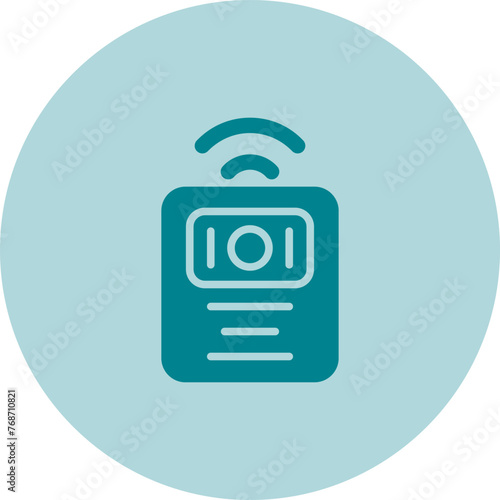  Wireless Intercom Vector Icon
