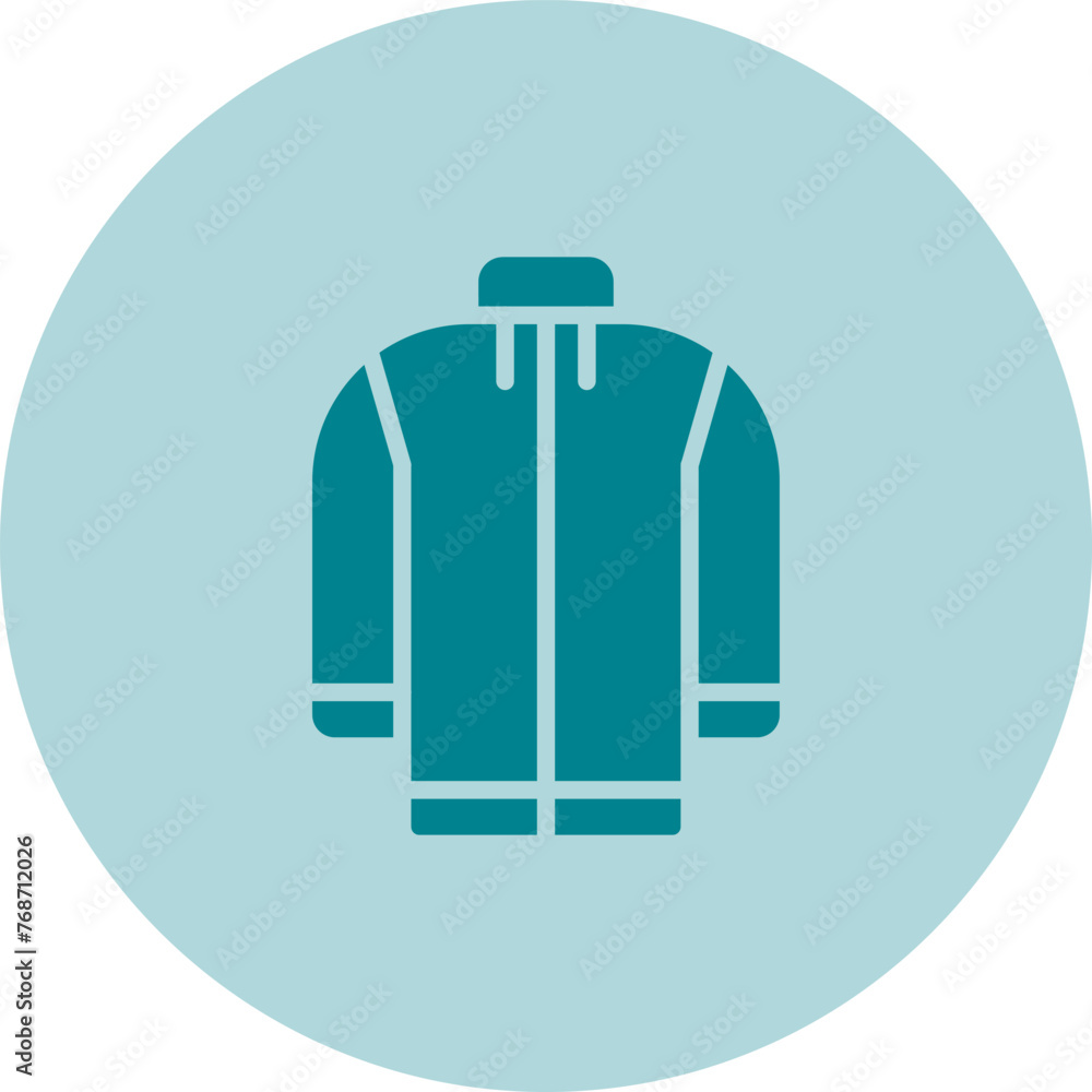 Fleece jacket Vector Icon Fleece jacket Vector Icon