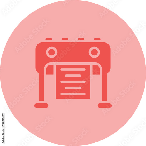 Plotter Vector Icon