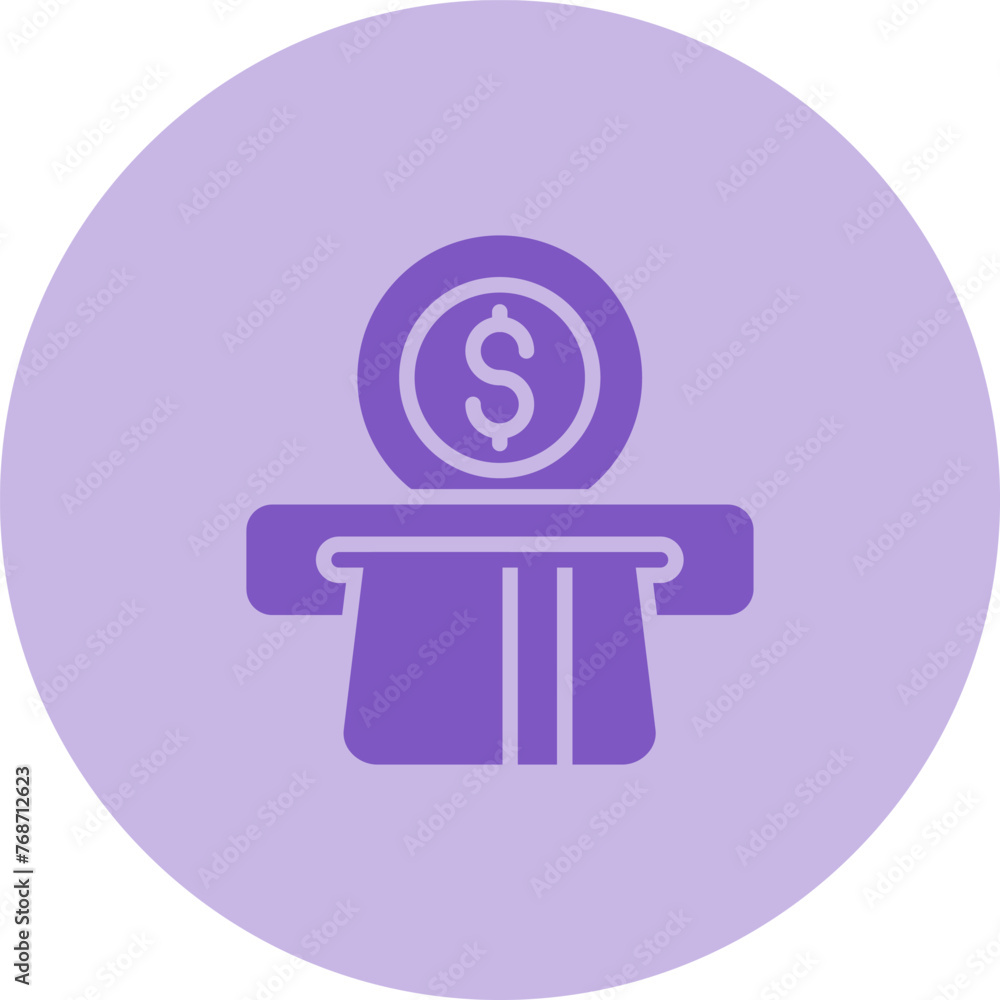 Automated Teller Machine Vector Icon Automated Teller Machine Vector Icon