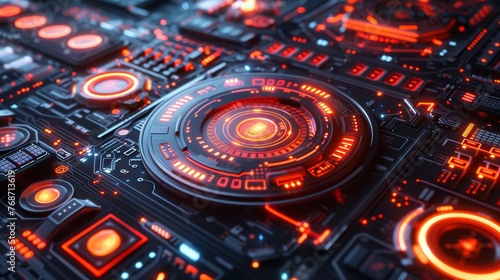 Graphic resources: A series of futuristic interface designs