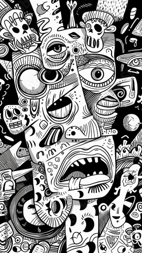 A doodling-style screensaver