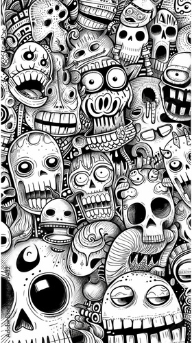 A doodling-style screensaver