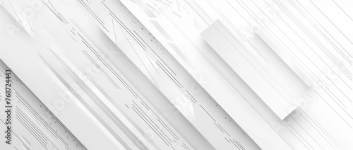  KS Abstract white background with diagonal lines and shad.
