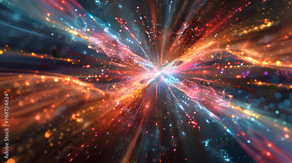 Naklejka premium abstract technology background , generative ai