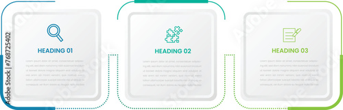 Vector Infographic label design template with icons and 3 options or steps. Can be used for process diagram, presentations, workflow layout, banner, flow chart, info graph.