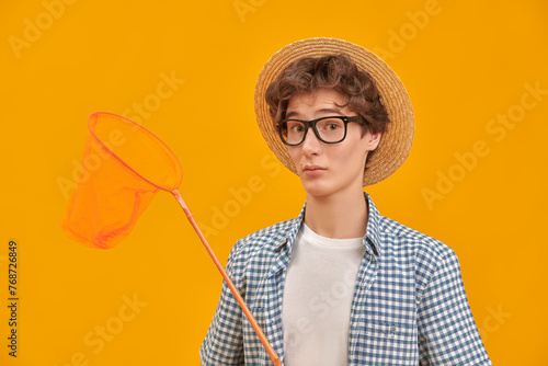 Tableau sur toile botanist student boy