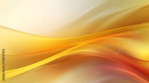 Digital technology orange wave curve abstract graphic poster web page PPT background