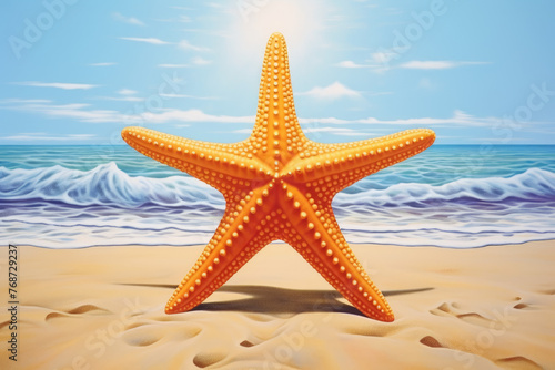 starfish on the beach © Thawatchai