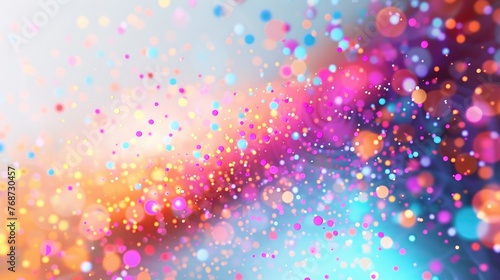 Colorful Light Dot Pixel Glitter Background © TETIANA