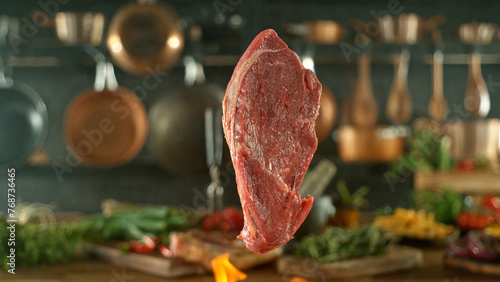 Close-up of tasty beef stea...