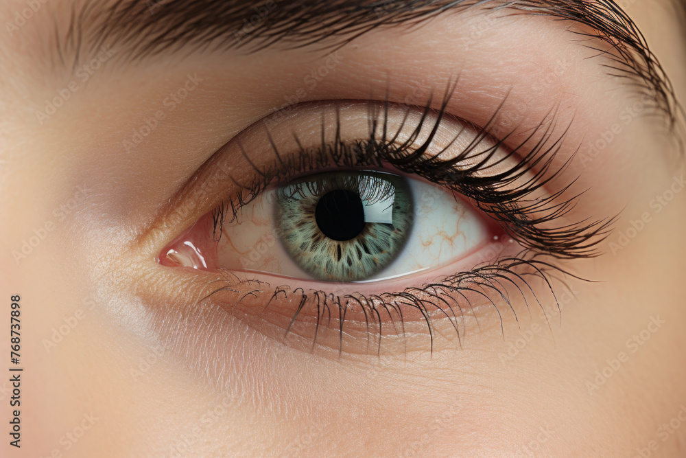 Fototapeta premium Close-up of human eye