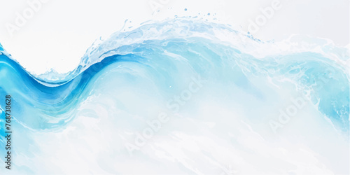 abstract soft blue and white abstract water color ocean wave texture background. Banner Graphic Resource as background for ocean wave and water wave abstract graphics. 