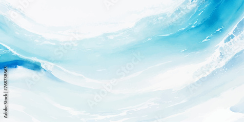 abstract soft blue and white abstract water color ocean wave texture background. Banner Graphic Resource as background for ocean wave and water wave abstract graphics.  © Ghost Rider