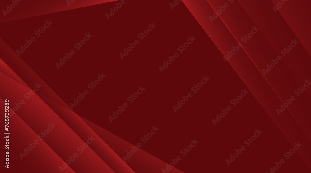 Geometric shape and white space in center. Abstract red background Geometric shape and white space in center. Abstract red background