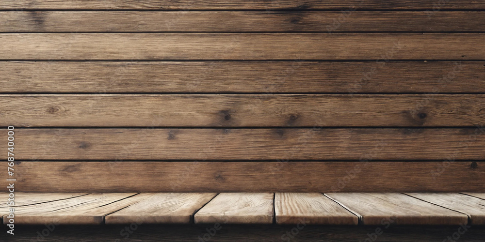 Fototapeta premium Seamless wood background, pattern, wood stage,