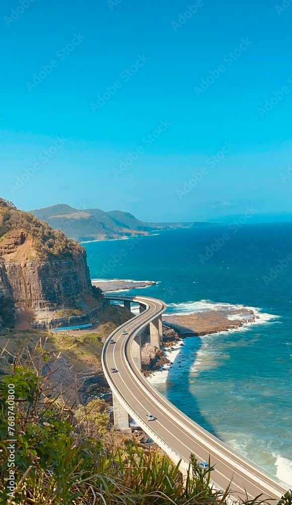 Naklejka premium view from the sea