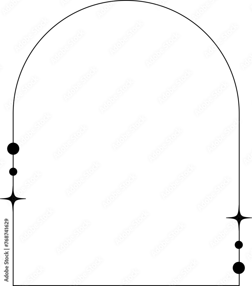 Minimalist aesthetic line frame Minimalist aesthetic line frame