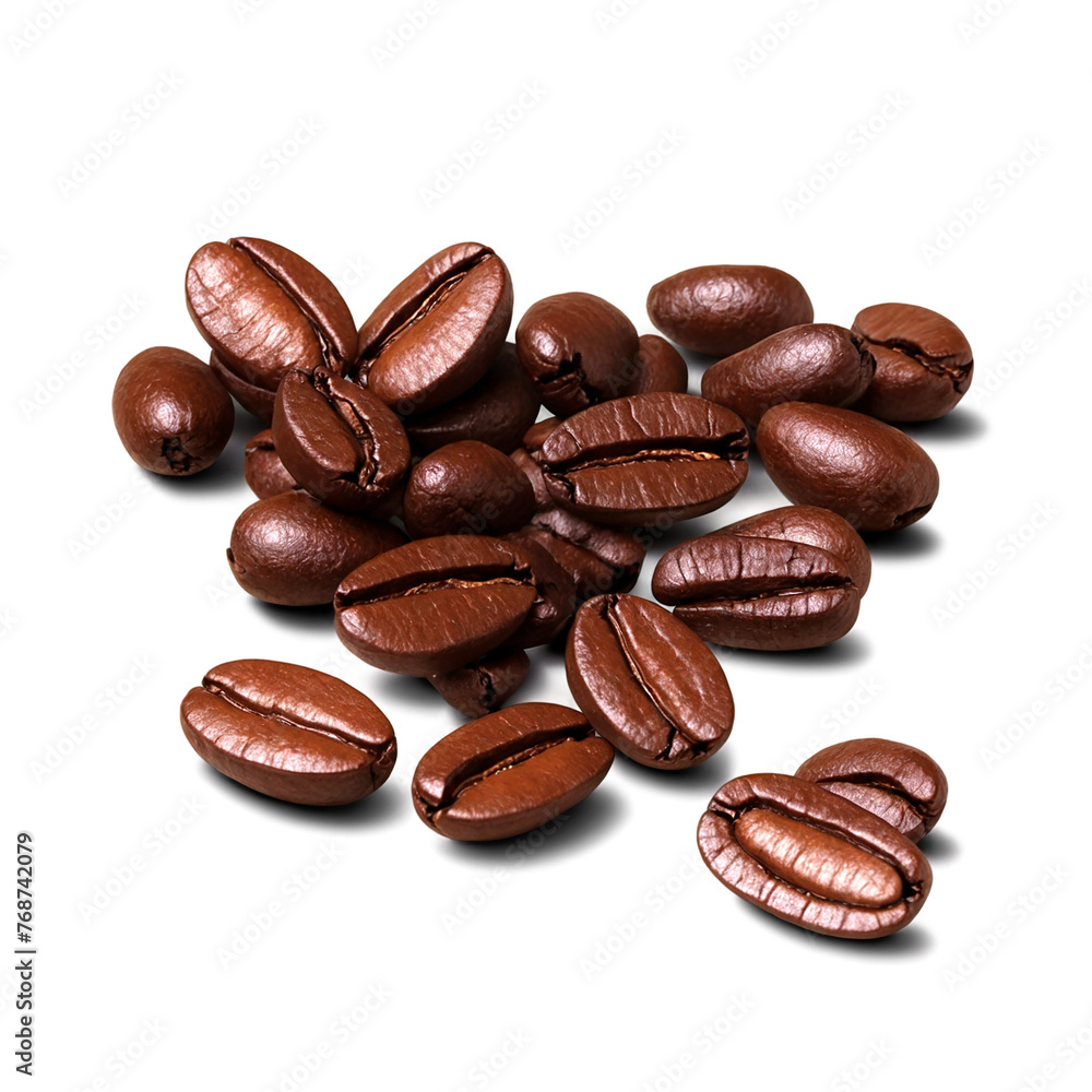 Coffee bean on transparent background Coffee bean on transparent background