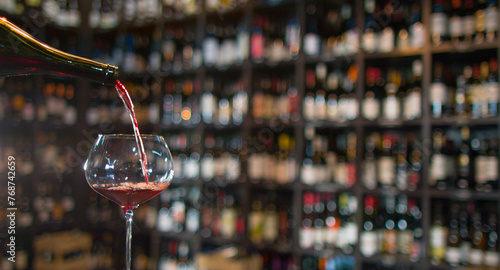 glass of  red wine