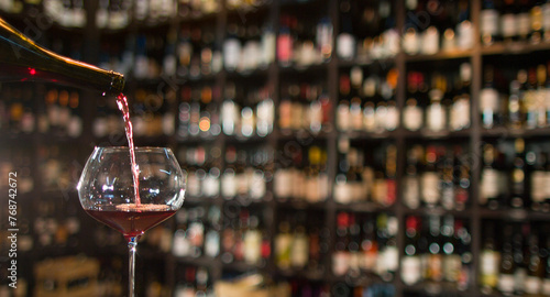 glass of red wine