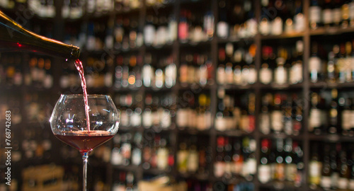 red wine in a glass