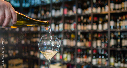 Glass of white wine
