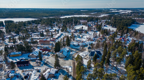 Paavola village in winter © Jarmo V