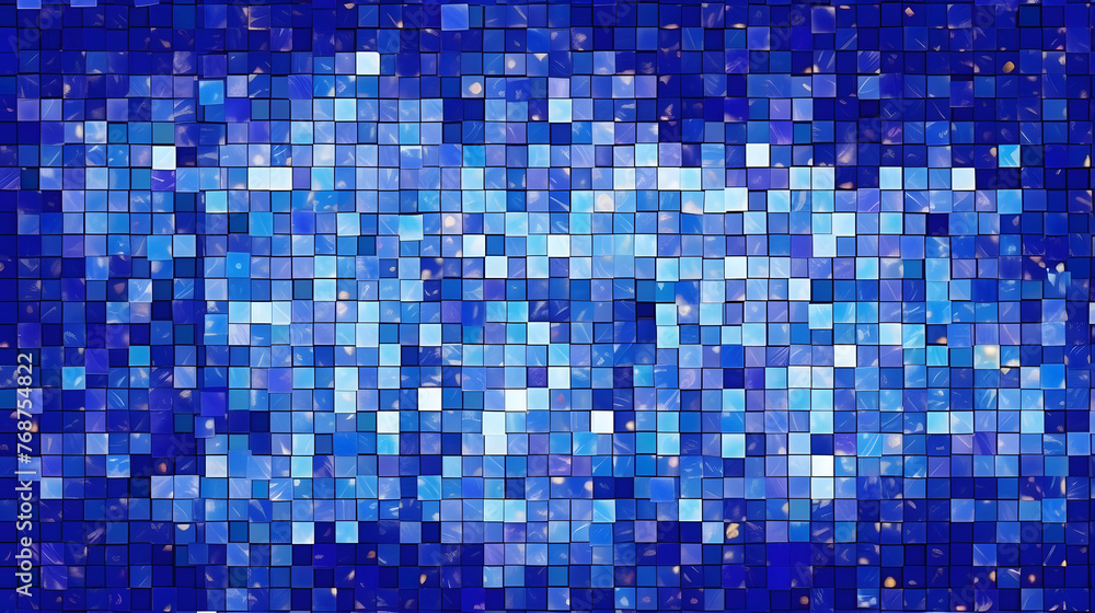 Digital blue glitter square mosaic abstract graphic poster web page PPT background Digital blue glitter square mosaic abstract graphic poster web page PPT background