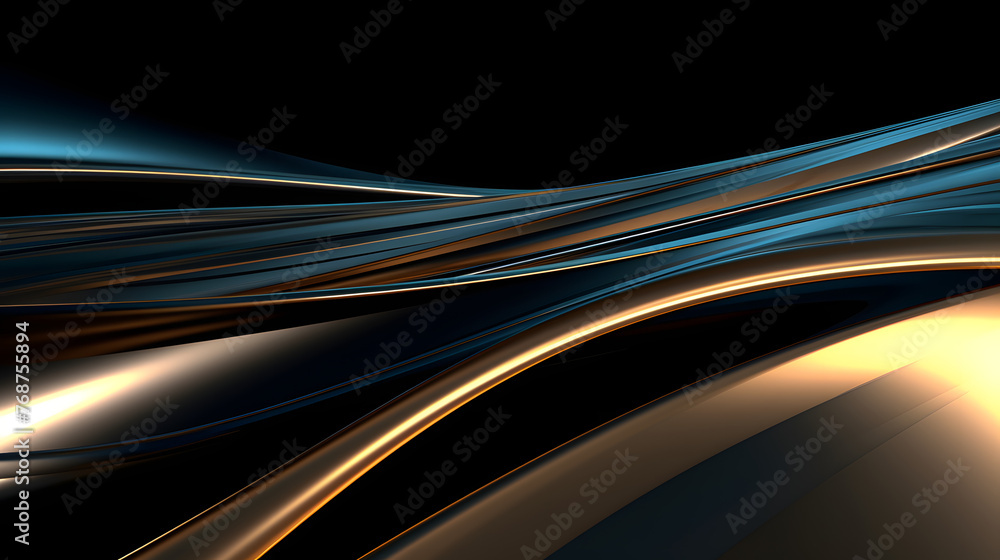Digital chrome metal wavy curve abstract graphic poster web page PPT background Digital chrome metal wavy curve abstract graphic poster web page PPT background