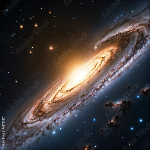Huge Spiral Galaxy 
