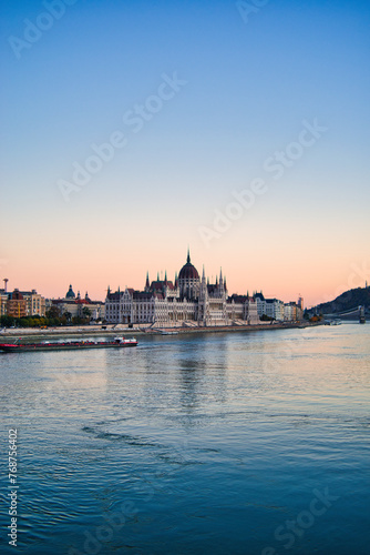 Budapest, Hungary - Oct 23, 2021: The Hungarian Parliament Building. The Parliament of Budapest is the seat of the National Assembly of Hungary, a notable landmark of Hungary. This was during Covid 19 © Scotts Travel Photos