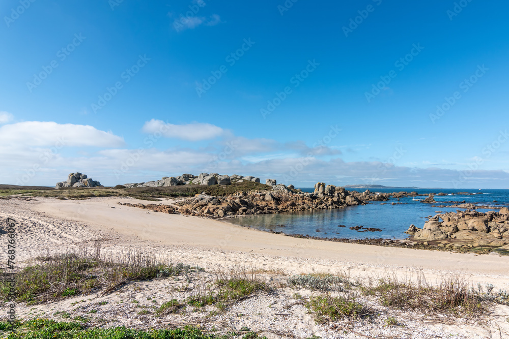 Playa de Aguieira, en San Vicente do Grove (Galicia, España) Playa de Aguieira, en San Vicente do Grove (Galicia, España)