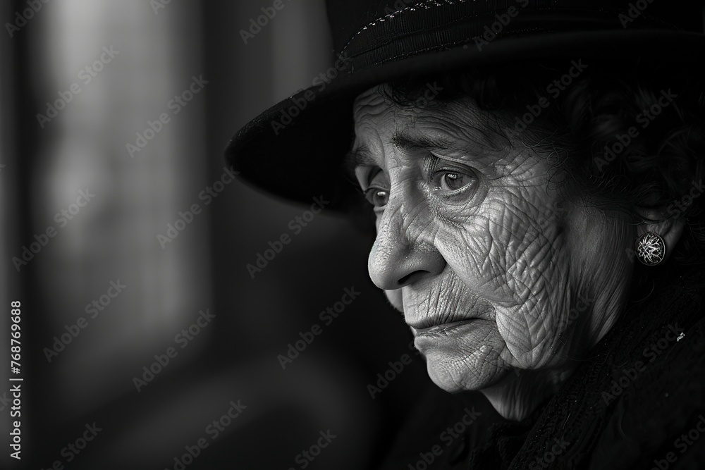 Woman Wearing Gray Hat and Scarf Woman Wearing Gray Hat and Scarf