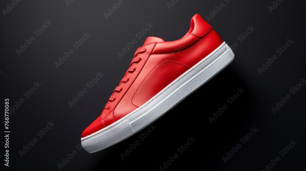 Flat lay shoe with plain background. Ecommerce online shop concept Flat lay shoe with plain background. Ecommerce online shop concept