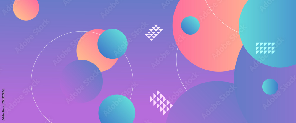 Blue orange and purple violet vector simple abstract gradient geometric shapes banner. For cover design, book design, poster, cd cover, flyer, website backgrounds or advertising Blue orange and purple violet vector simple abstract gradient geometric shapes banner. For cover design, book design, poster, cd cover, flyer, website backgrounds or advertising