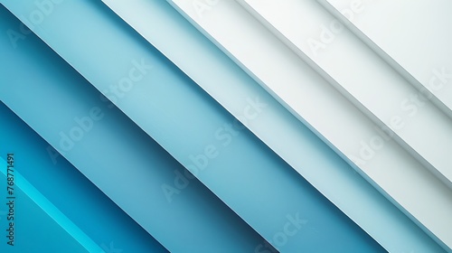 minimal split background using a monochromatic color scheme of light blue and white.
