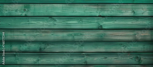 A detailed view of a green ...