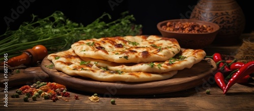 Close-up of a plate filled ...