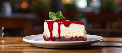 A delicious piece of cake t...