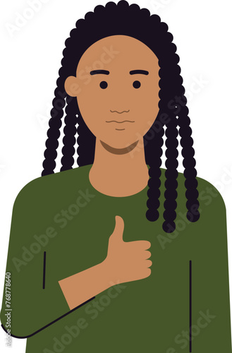 women okay good hand sign