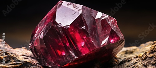 Detailed view of a vibrant ...