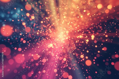 abstract background with bokeh