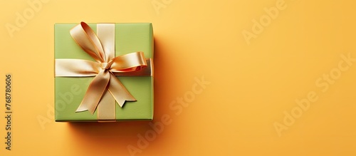 A green box with a shiny go...
