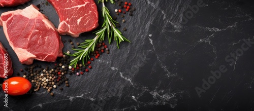 Organic beef or lamb meat p...