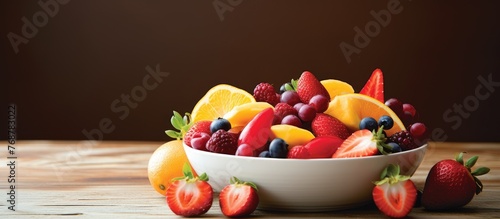 A colorful bowl filled with...