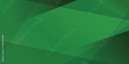 Minimal green abstract background. Green gradient abstract background with geometric shapes. Vector illustration